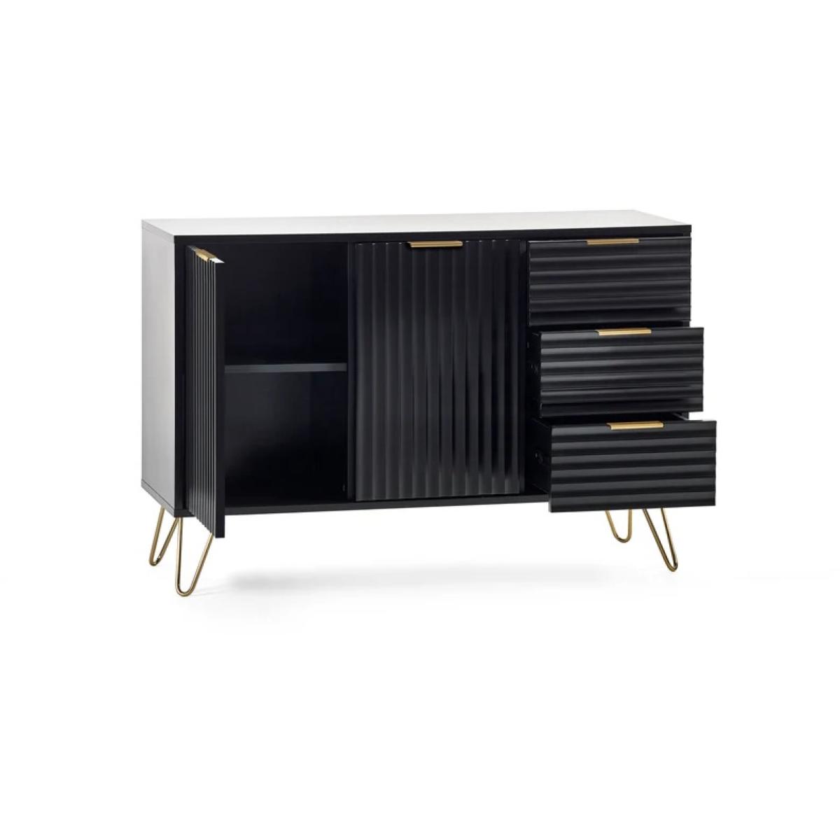 Julian Bowen Murano Large Sideboard - Matt Black In MattBlack – image 9