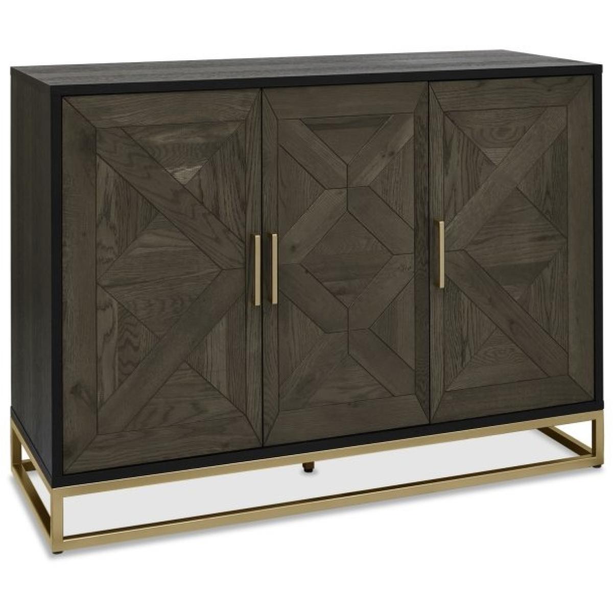 Vancouver Fumed Oak Narrow Sideboard – image 4