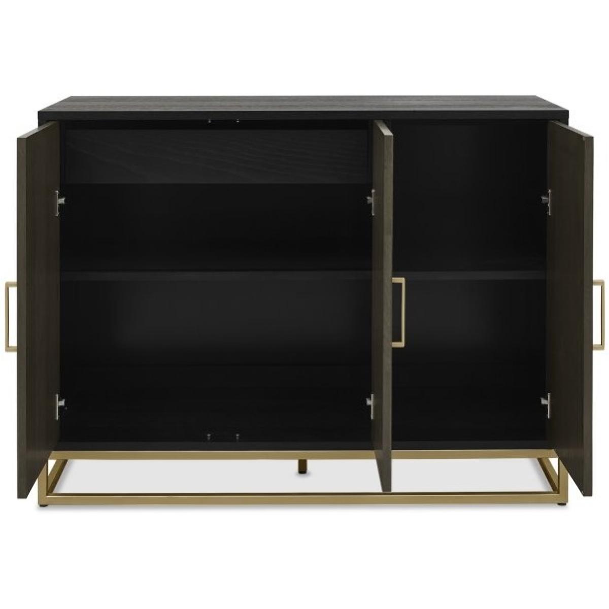 Vancouver Fumed Oak Narrow Sideboard – image 5
