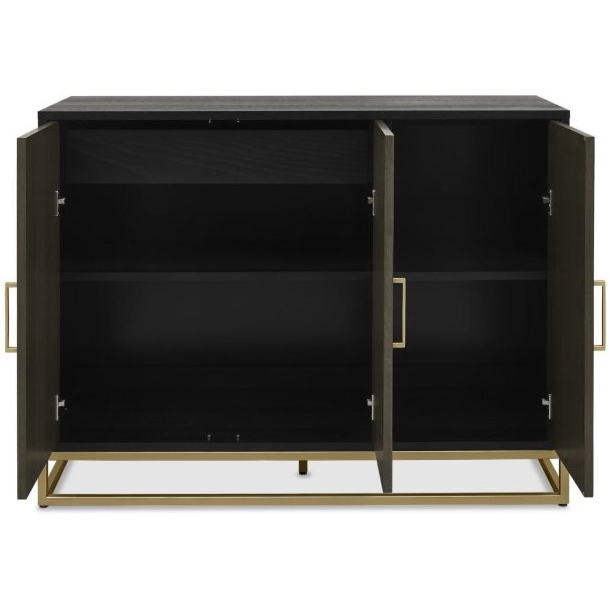 Vancouver Fumed Oak Narrow Sideboard – image 10