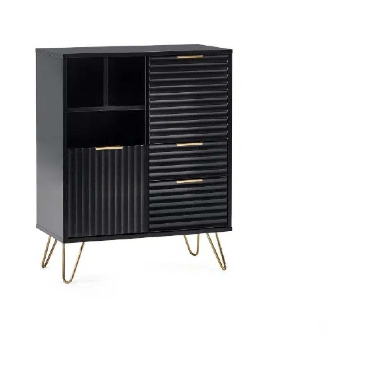 Julian Bowen Murano 2 Door 2 Drawer Sideboard - Matt Black In mattBlack – image 3
