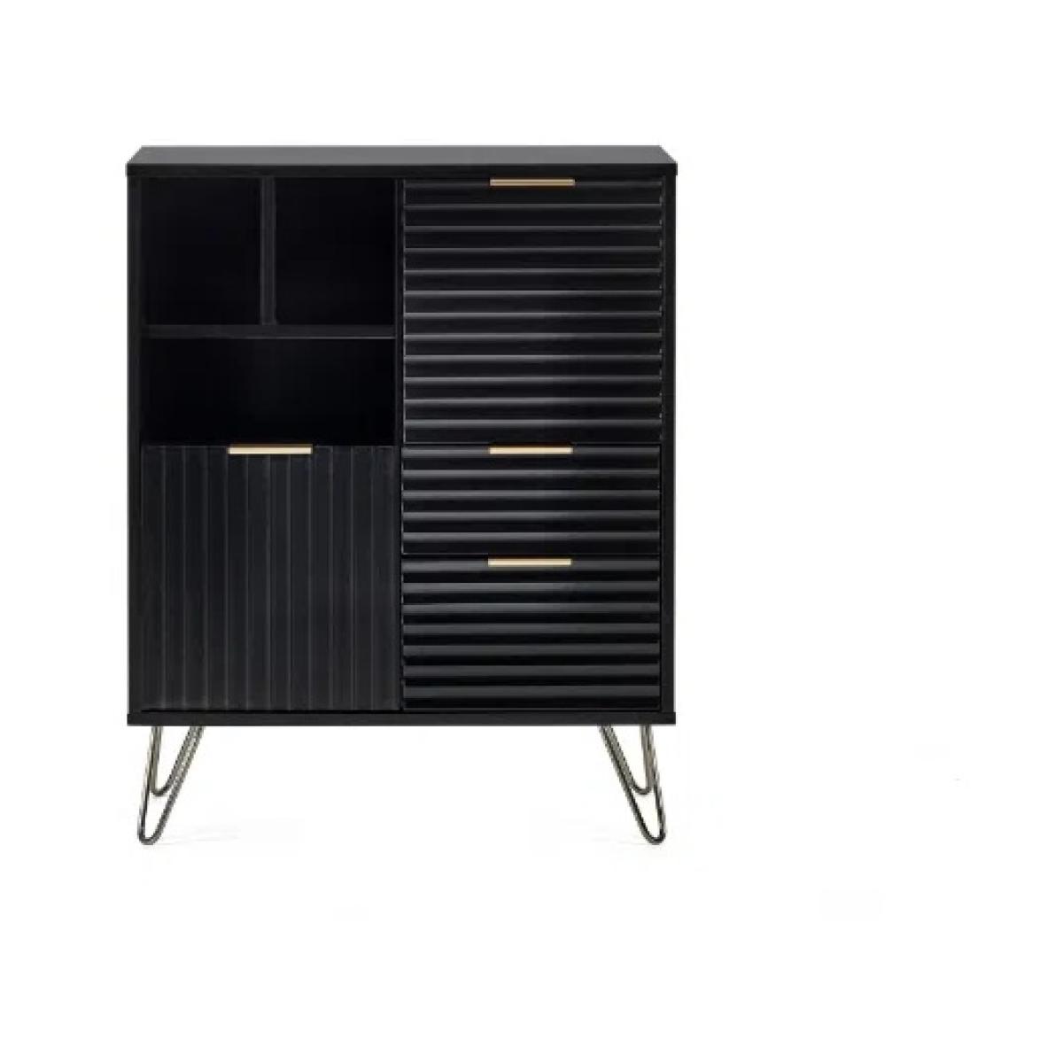 Julian Bowen Murano 2 Door 2 Drawer Sideboard - Matt Black In mattBlack – image 7