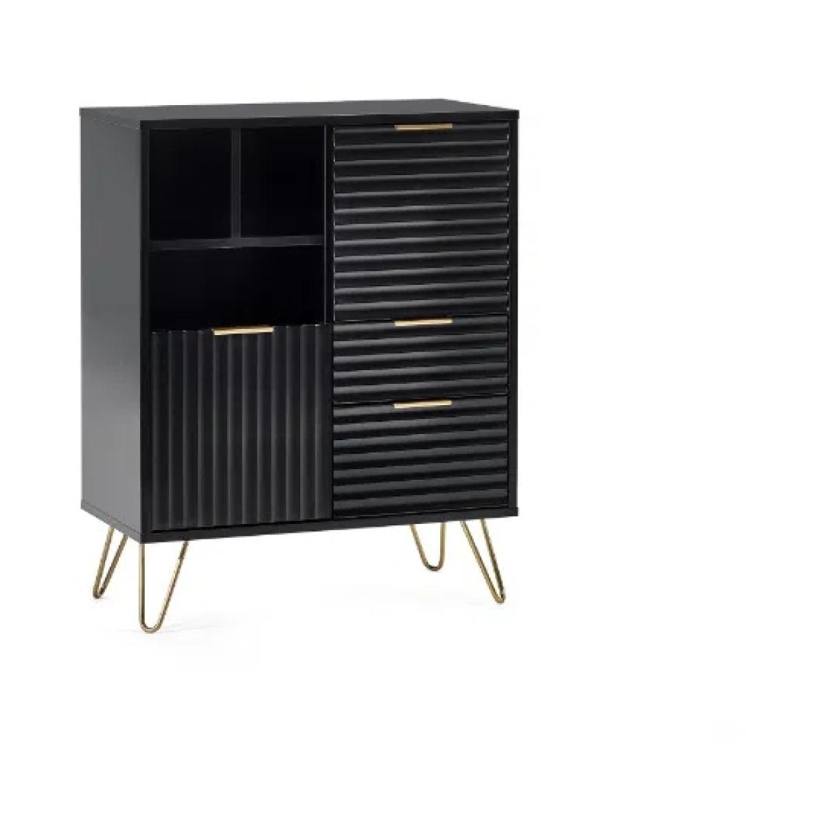 Julian Bowen Murano 2 Door 2 Drawer Sideboard - Matt Black In mattBlack – image 8