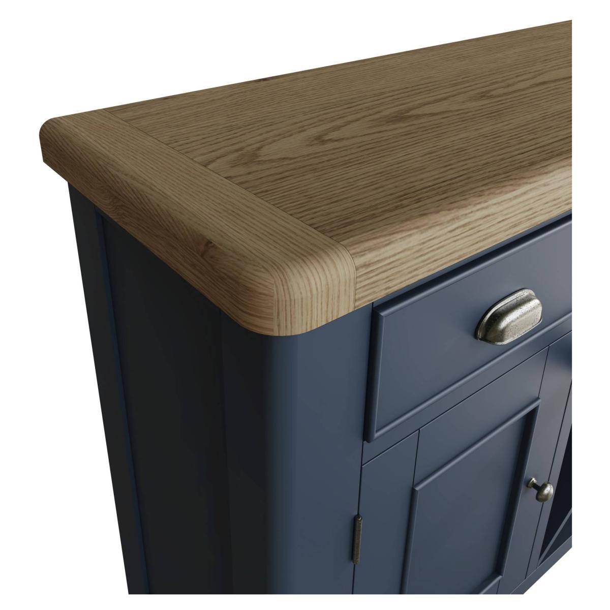 Hexham Painted Blue Large Sideboard – image 7