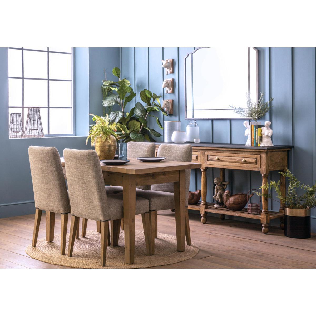 Hawkdale Mango Wood and Marble Console Table – image 3