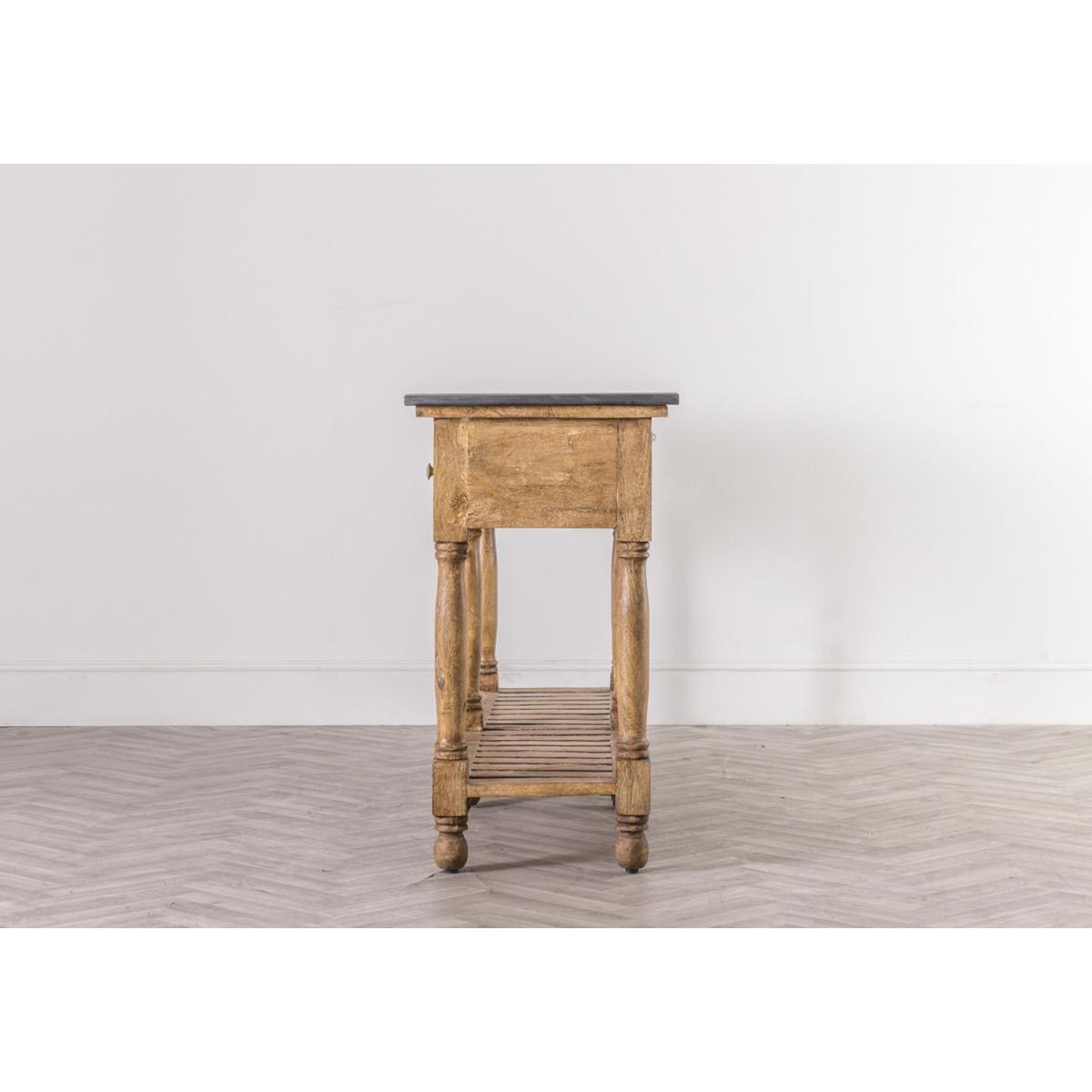Hawkdale Mango Wood and Marble Console Table – image 5