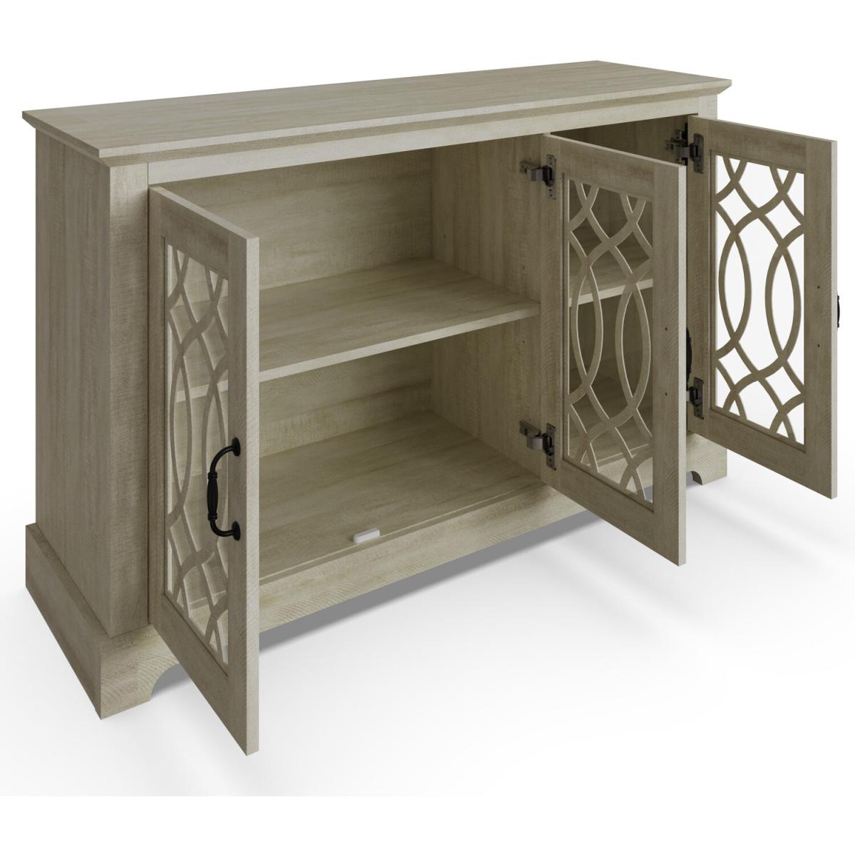 Amelie 3 Door Sideboard - Dusty Grey Oak – image 4