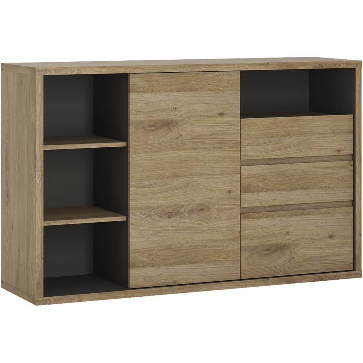 Levenwick One Door Three Drawer Sideboard - Shetland Oak – image 2