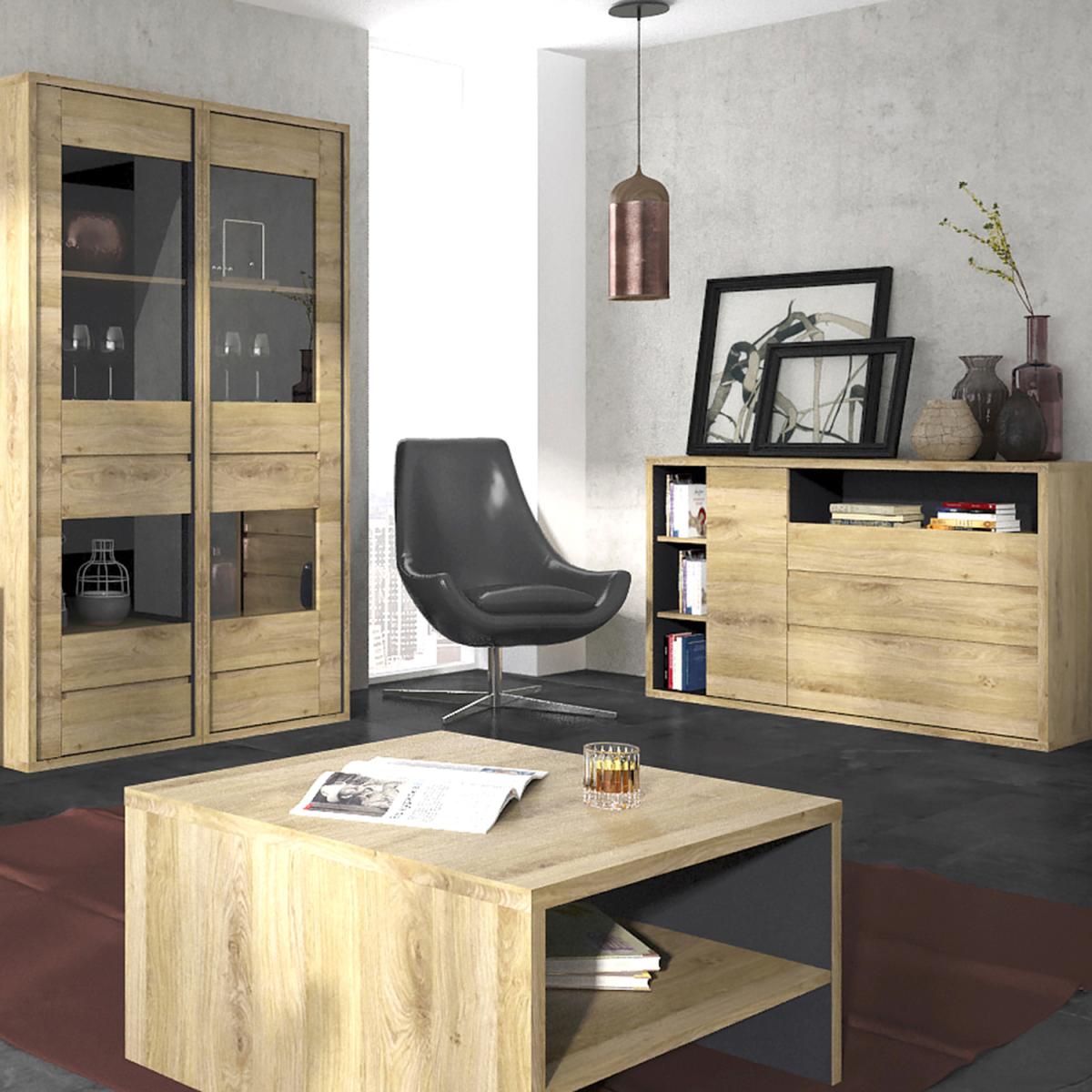 Levenwick One Door Three Drawer Sideboard - Shetland Oak – image 4