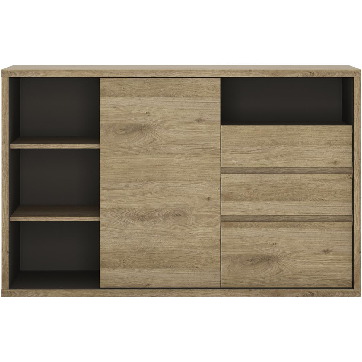 Levenwick One Door Three Drawer Sideboard - Shetland Oak – image 9