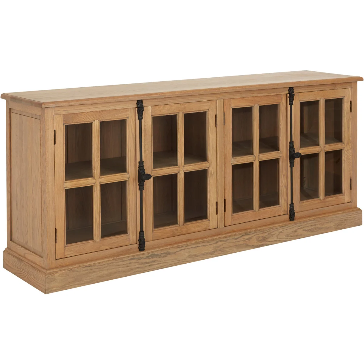 Lyon Oak Wood Sideboard with Washed Grey Finish – image 2