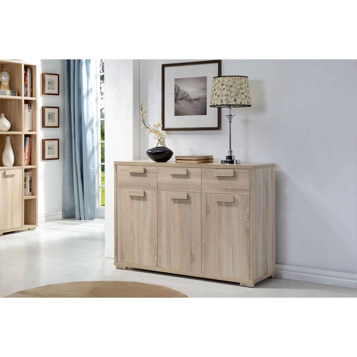 Cambourne 3 Door 3 Drawer Sideboard - Sonoma Oak – image 4