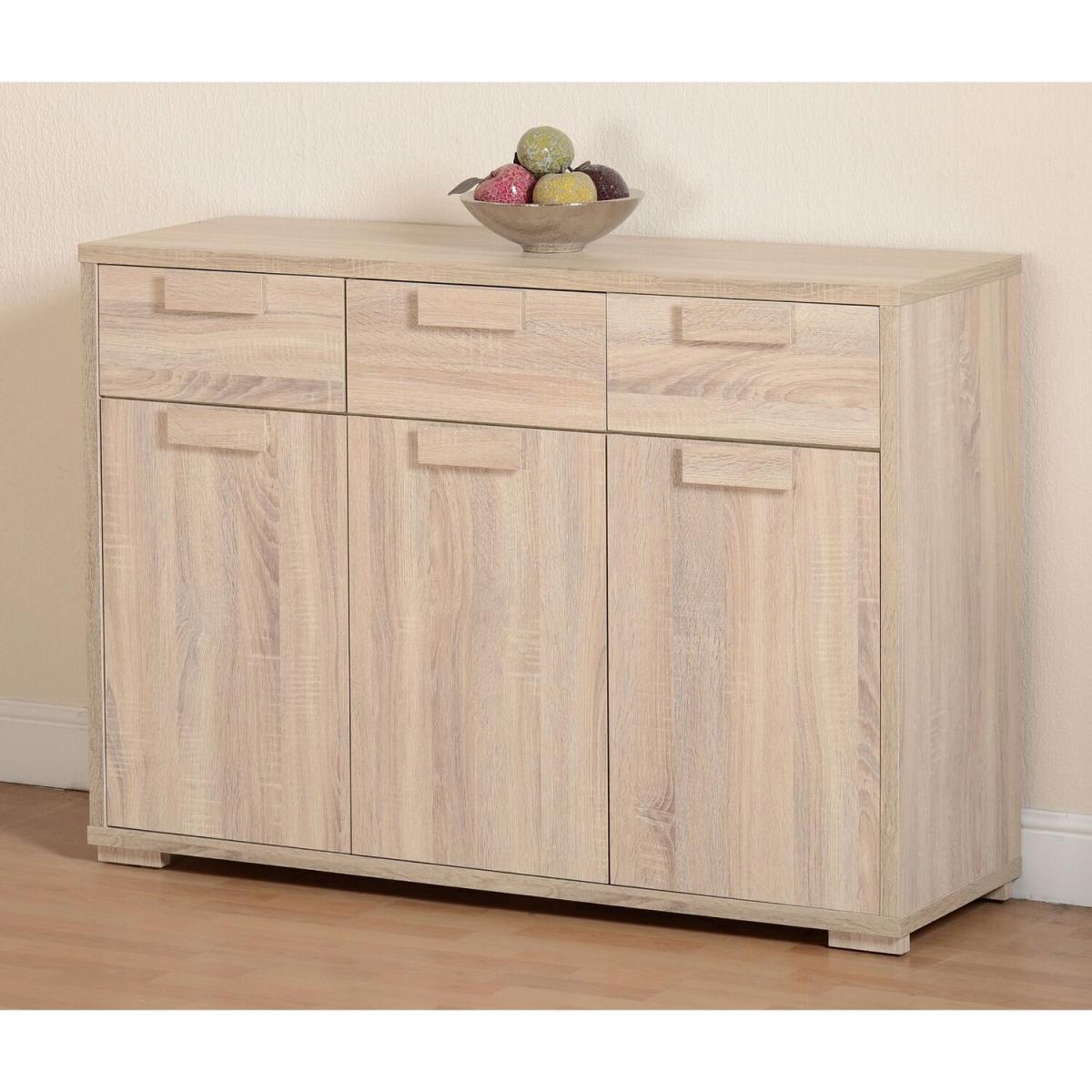 Cambourne 3 Door 3 Drawer Sideboard - Sonoma Oak – image 5