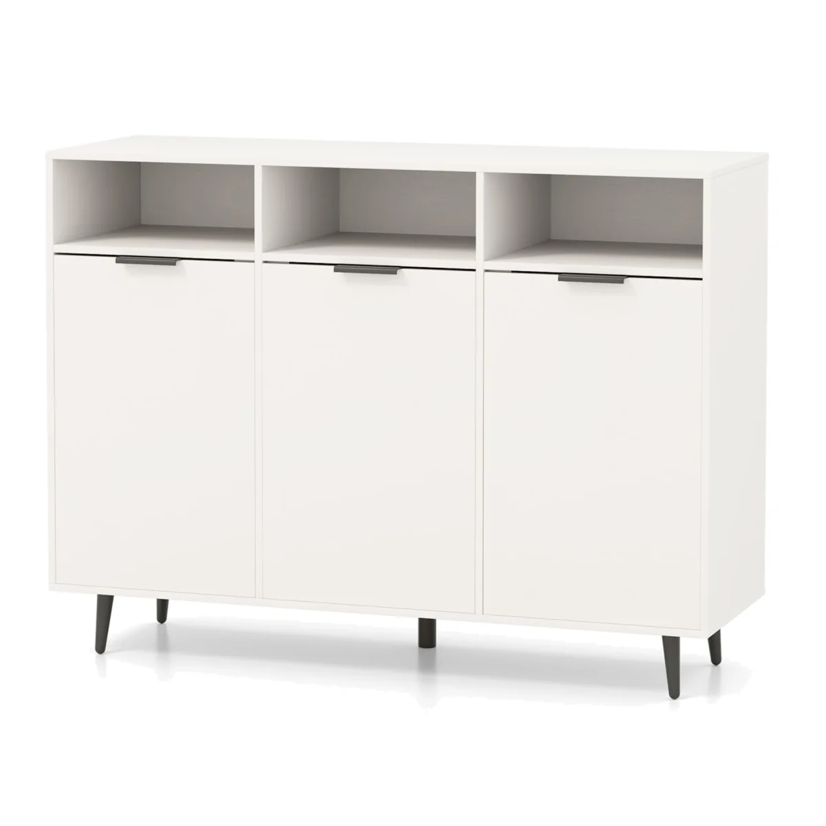Multi-Shelf Kitchen Sideboard - White – image 1