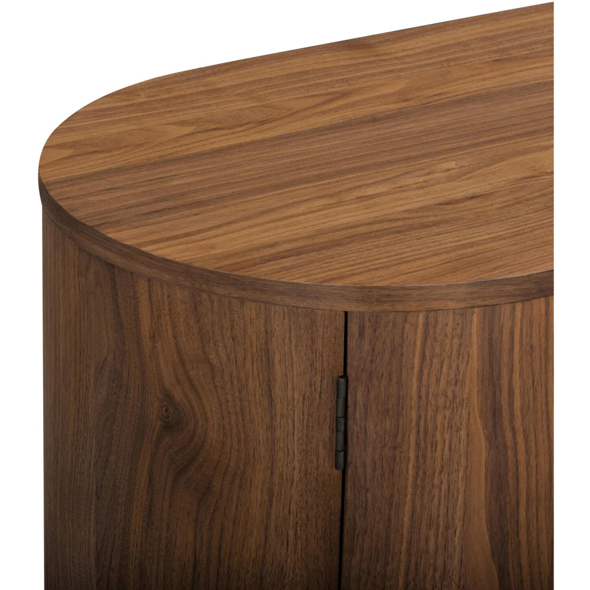 Walnut Veneer Sideboard with Live Edge Fronts - Natural – image 8