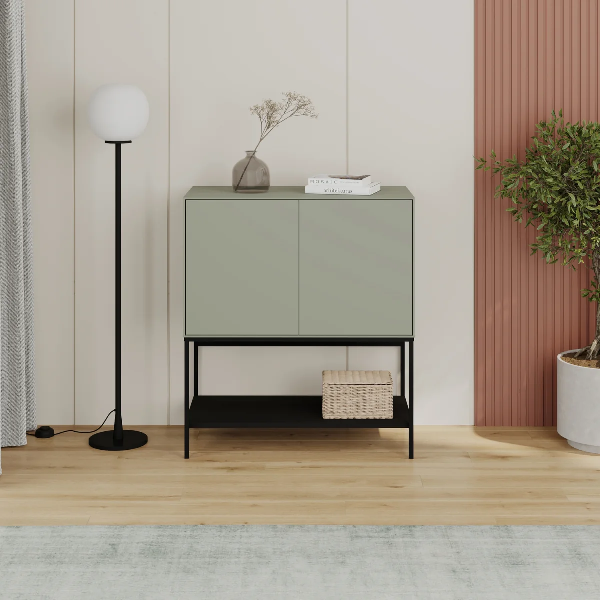 Amira Sideboard 80cm - Ash Green – image 3
