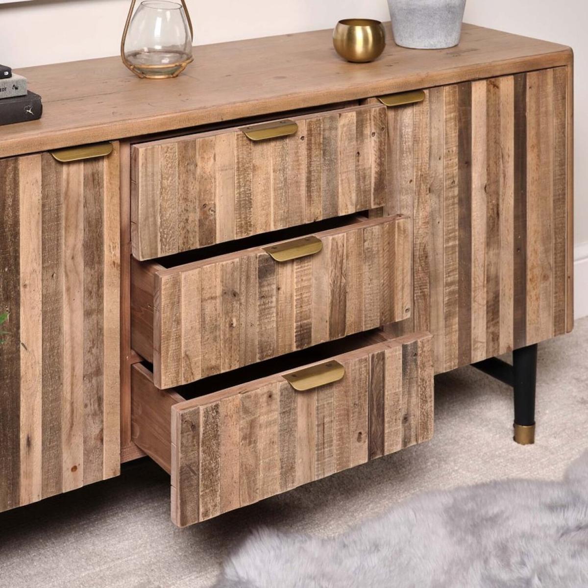 Perth Wide Sideboard - Brown – image 6