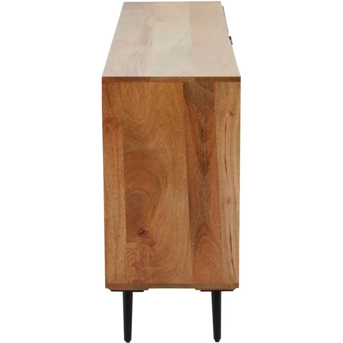 Boho Two Door and Three Drawer Mango Wood Sideboard - Brown – image 4