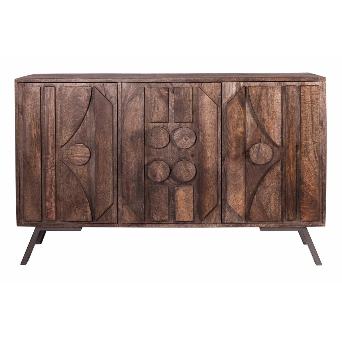 Camberley Mango Solid Wood 3 Door Large Sideboard - Medium Wood – image 2
