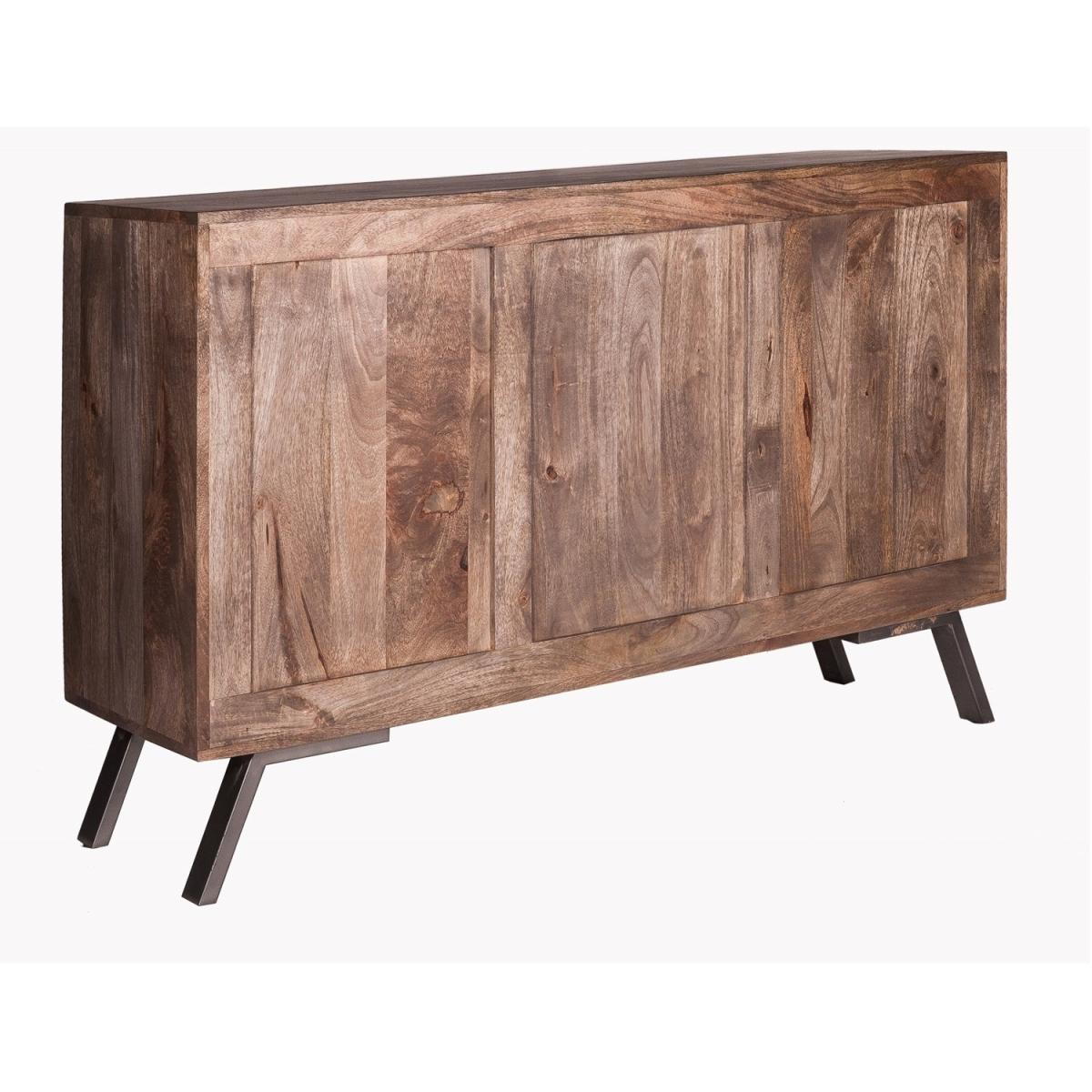 Camberley Mango Solid Wood 3 Door Large Sideboard - Medium Wood – image 3