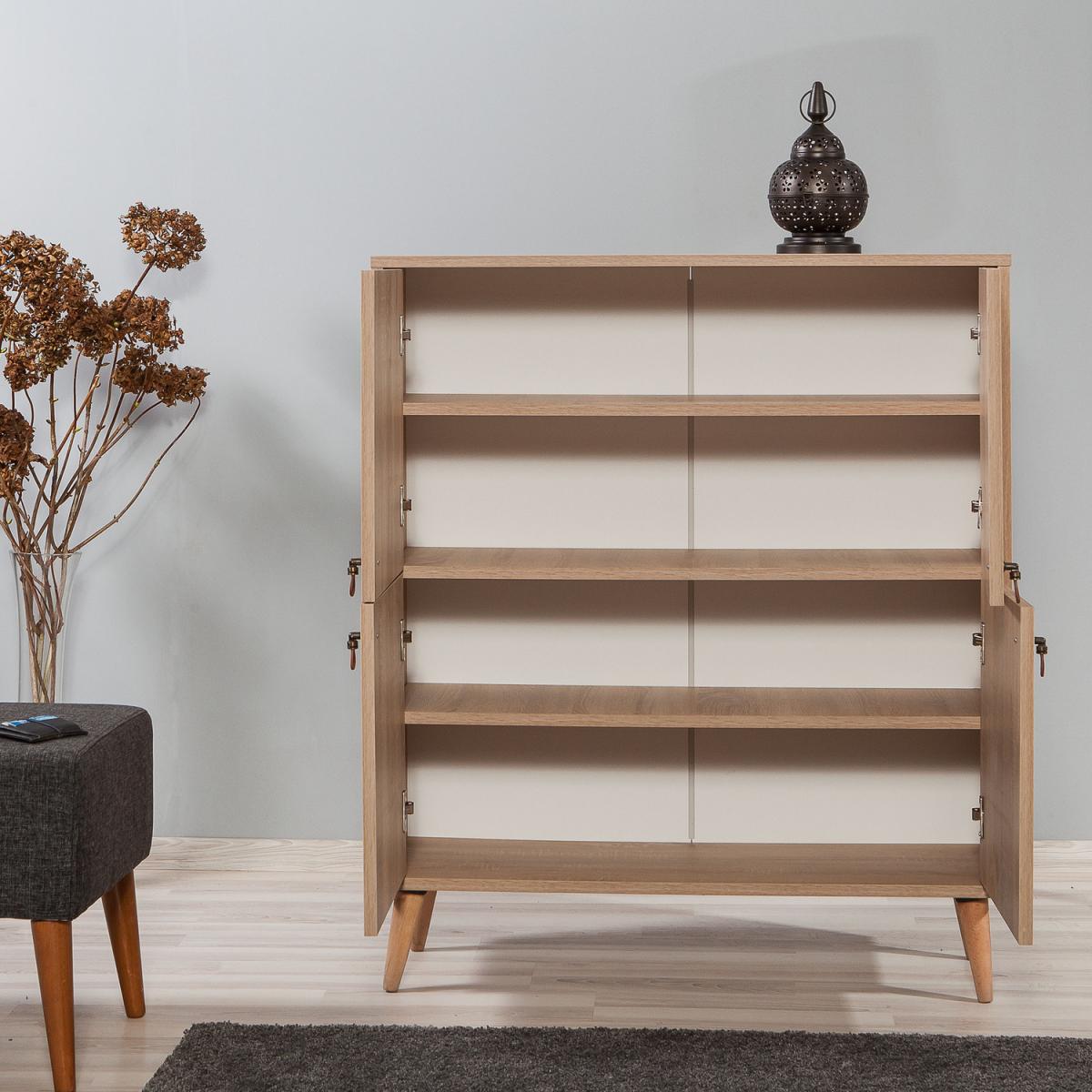 Natural Sideboard with Solid Wooden Legs - Oak – image 4