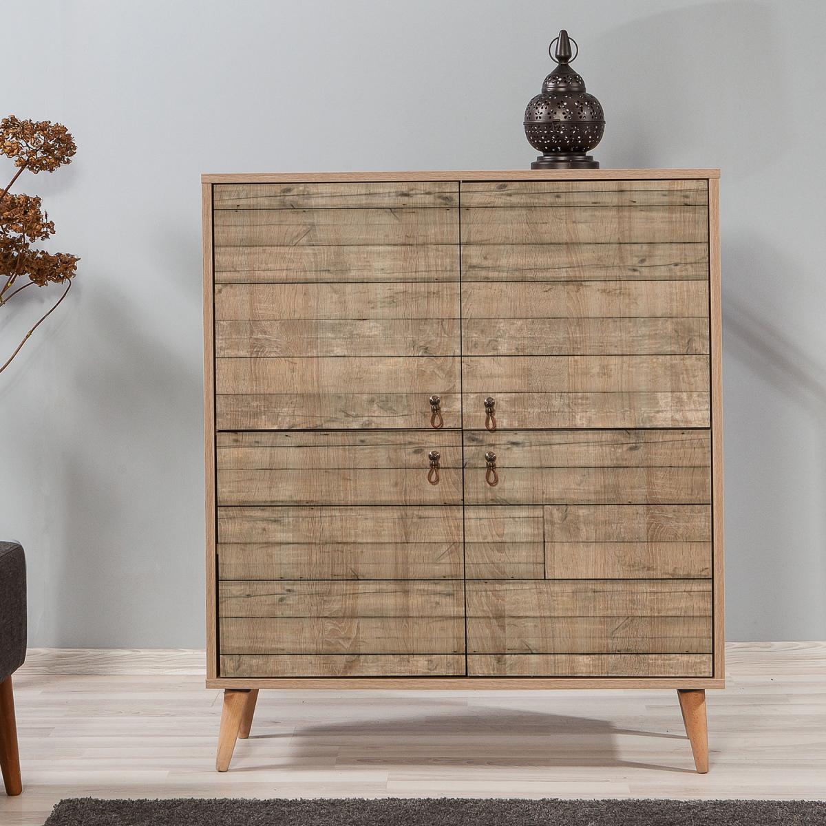 Natural Sideboard with Solid Wooden Legs - Oak – image 5