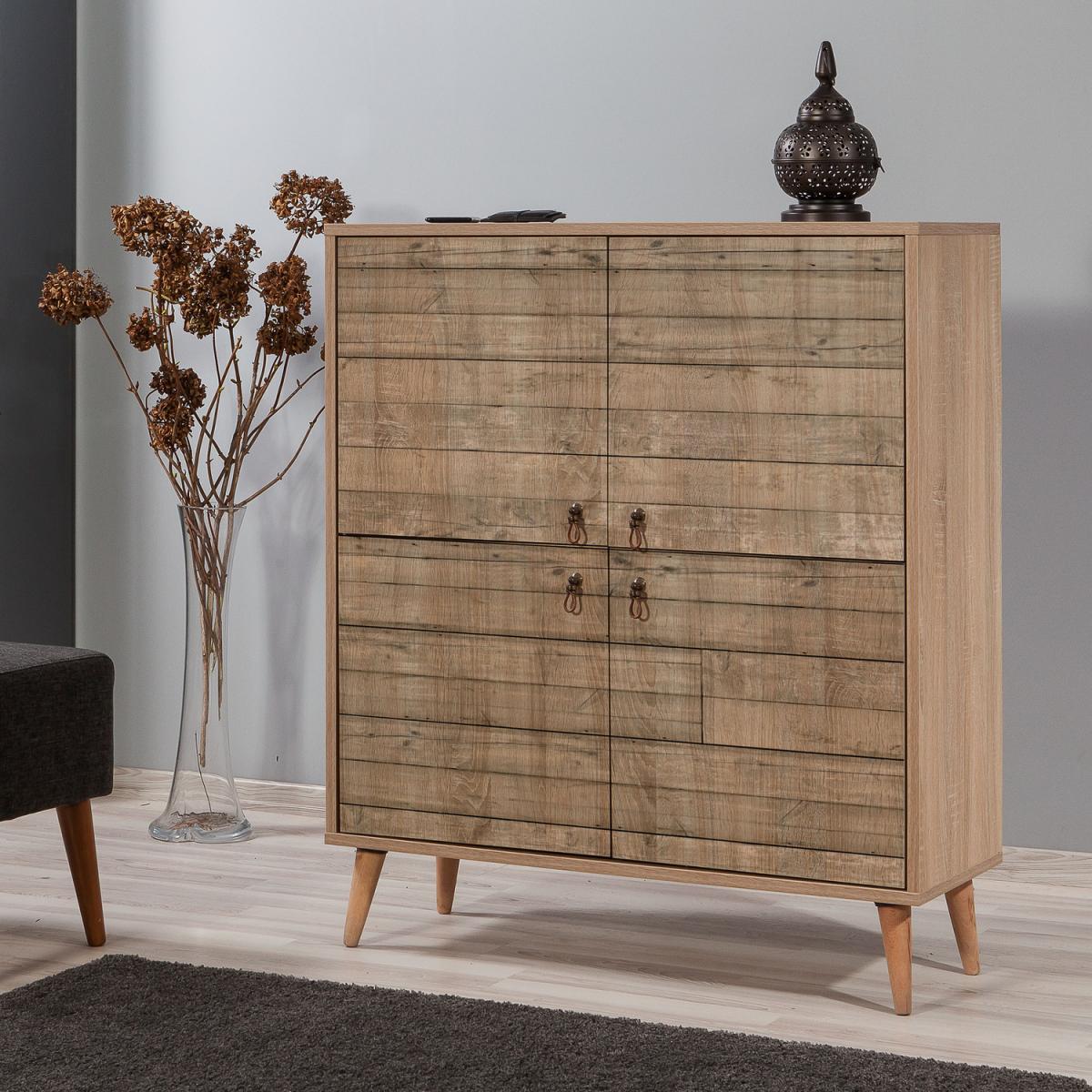 Natural Sideboard with Solid Wooden Legs - Oak – image 8