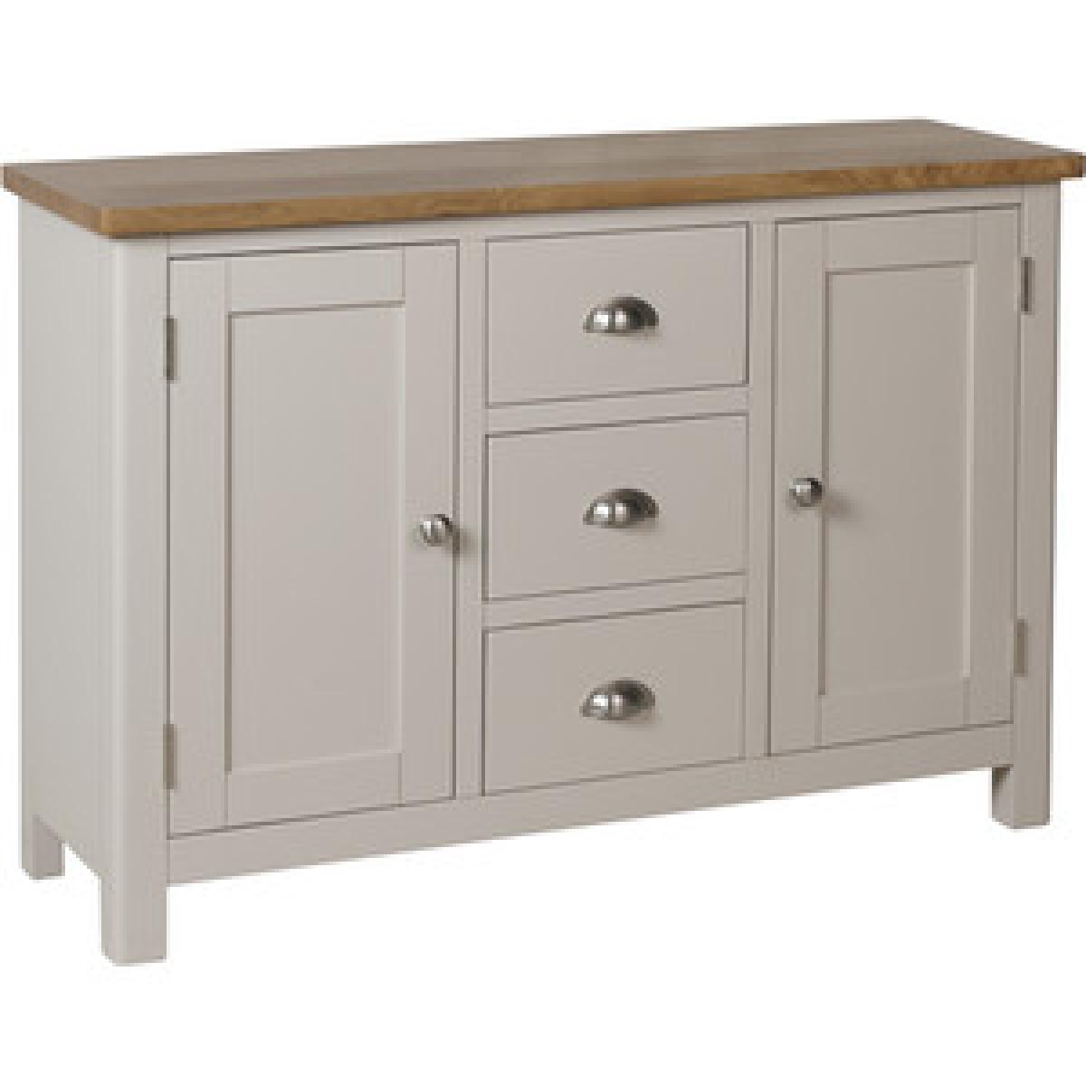 Cambridge 2 Door Large Sideboard - Rustic Oak – image 6