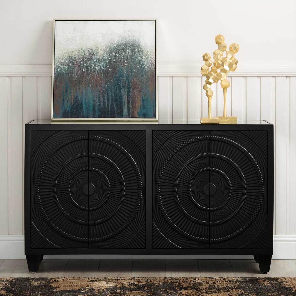 Buffet Cabinet Sideboard - Black – image 2