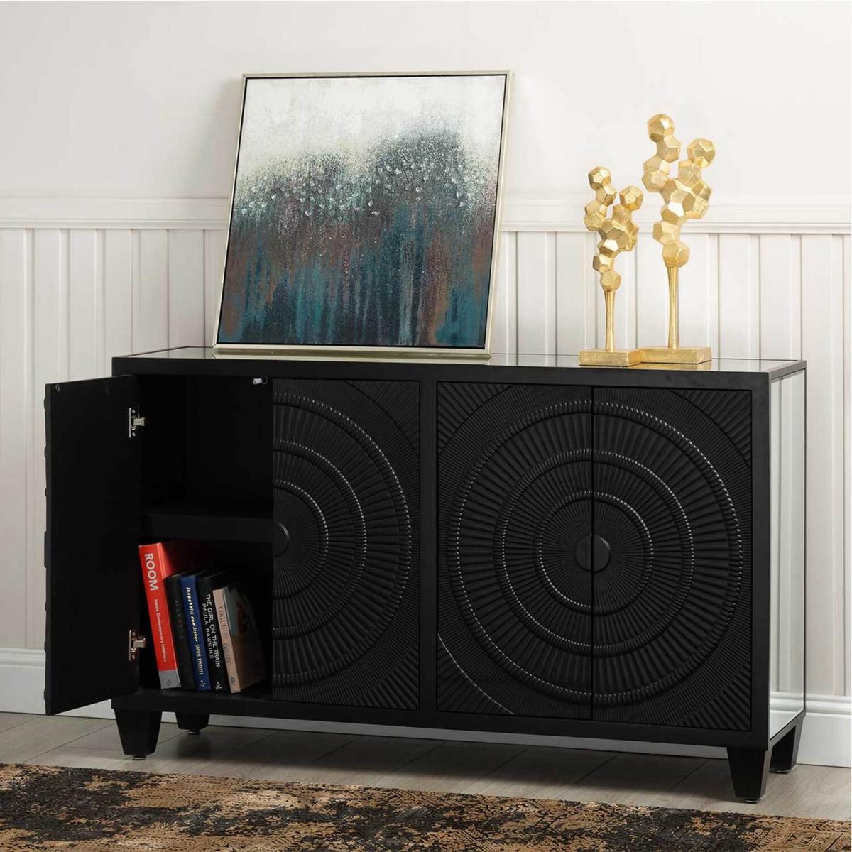 Buffet Cabinet Sideboard - Black – image 3