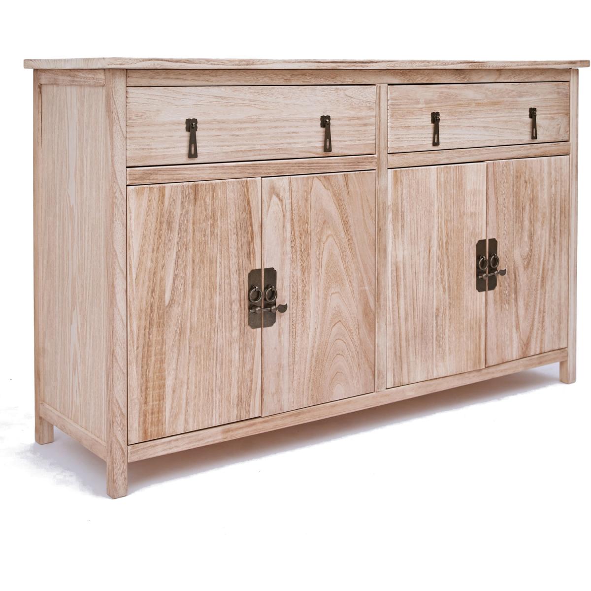 Portofino 2 Drawer 4 Door Sideboard - Brown – image 2