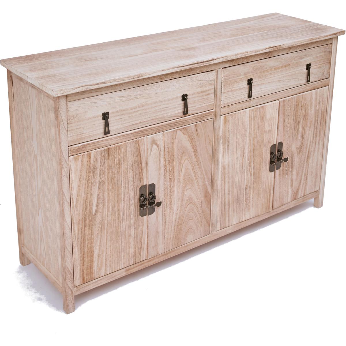 Portofino 2 Drawer 4 Door Sideboard - Brown – image 3
