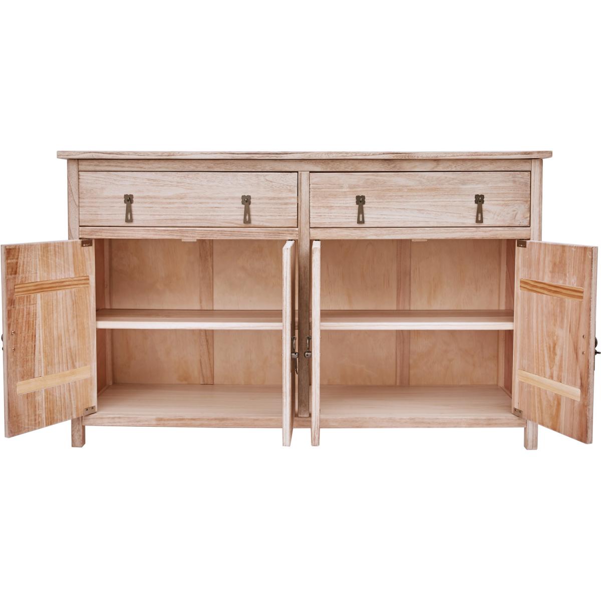 Portofino 2 Drawer 4 Door Sideboard - Brown – image 8