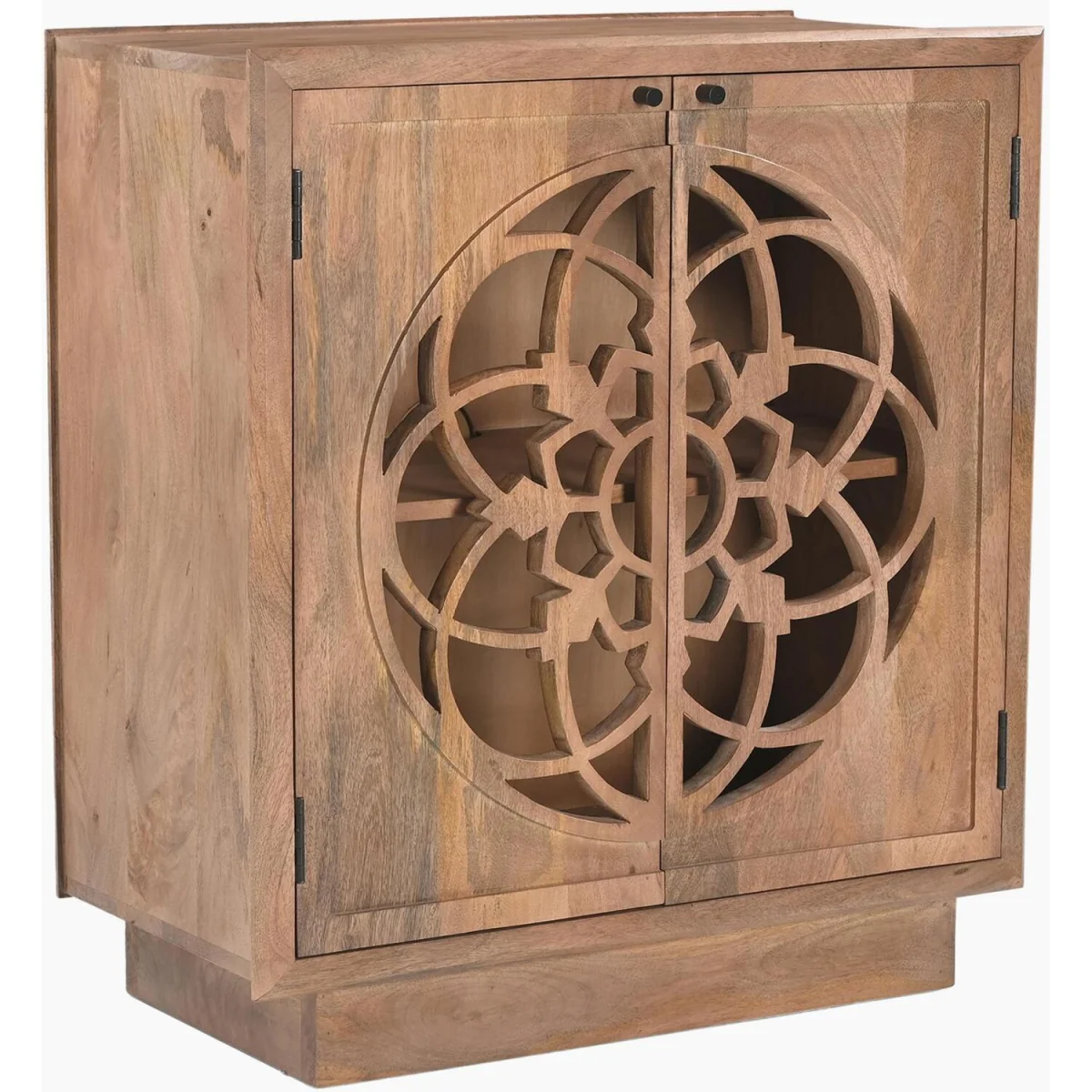 Wharton Square Walnut Wood Decorative Sideboard - Walnut – image 2