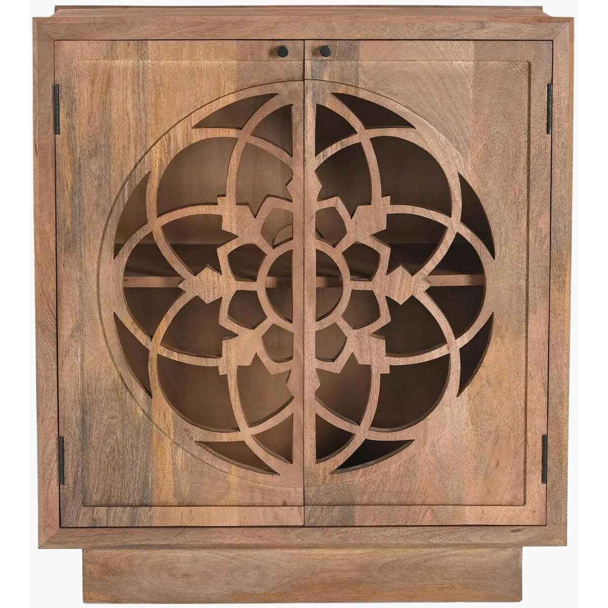 Wharton Square Walnut Wood Decorative Sideboard - Walnut – image 3