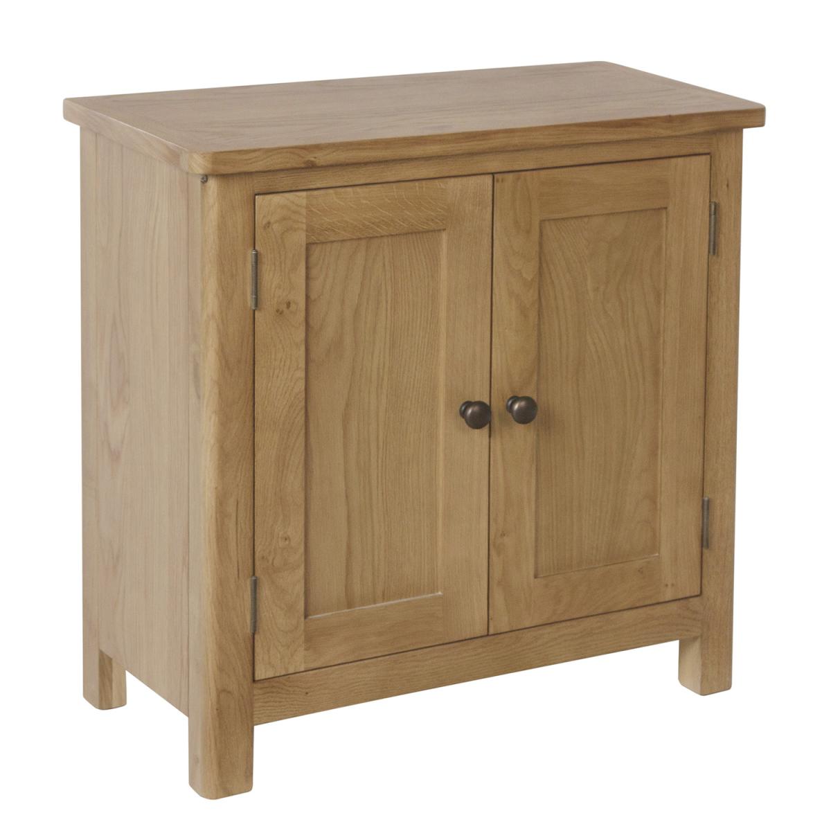 Cambridge 2 Door Small Sideboard - Rustic Oak – image 2