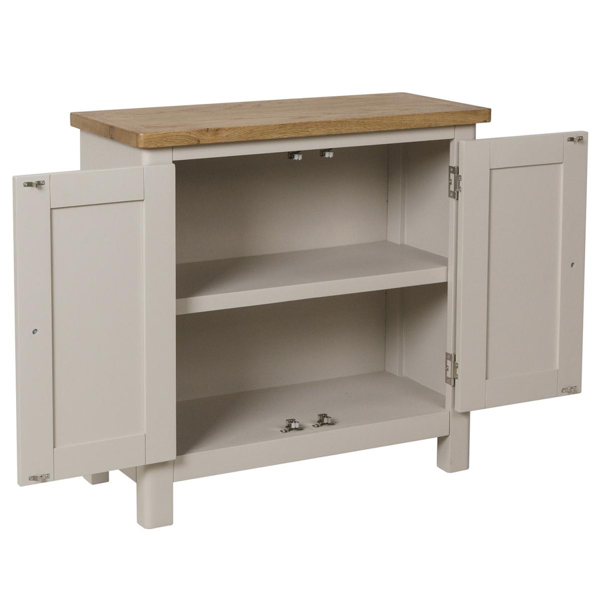 Cambridge 2 Door Small Sideboard - Rustic Oak – image 7