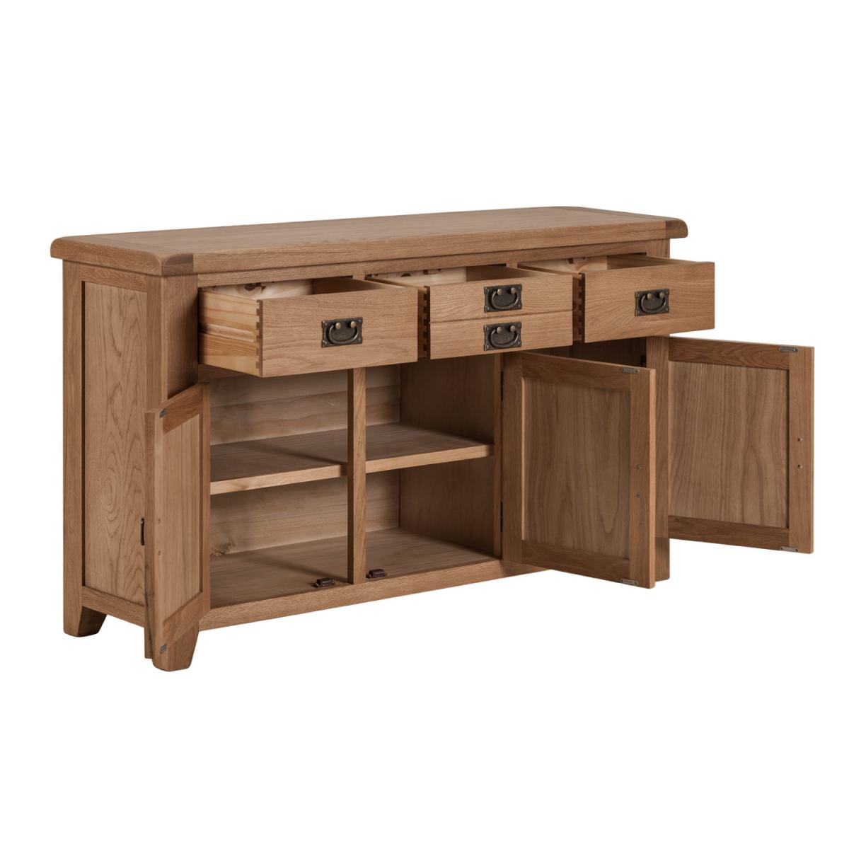 Kinsale Three Drawer Three Door Sideboard – image 3