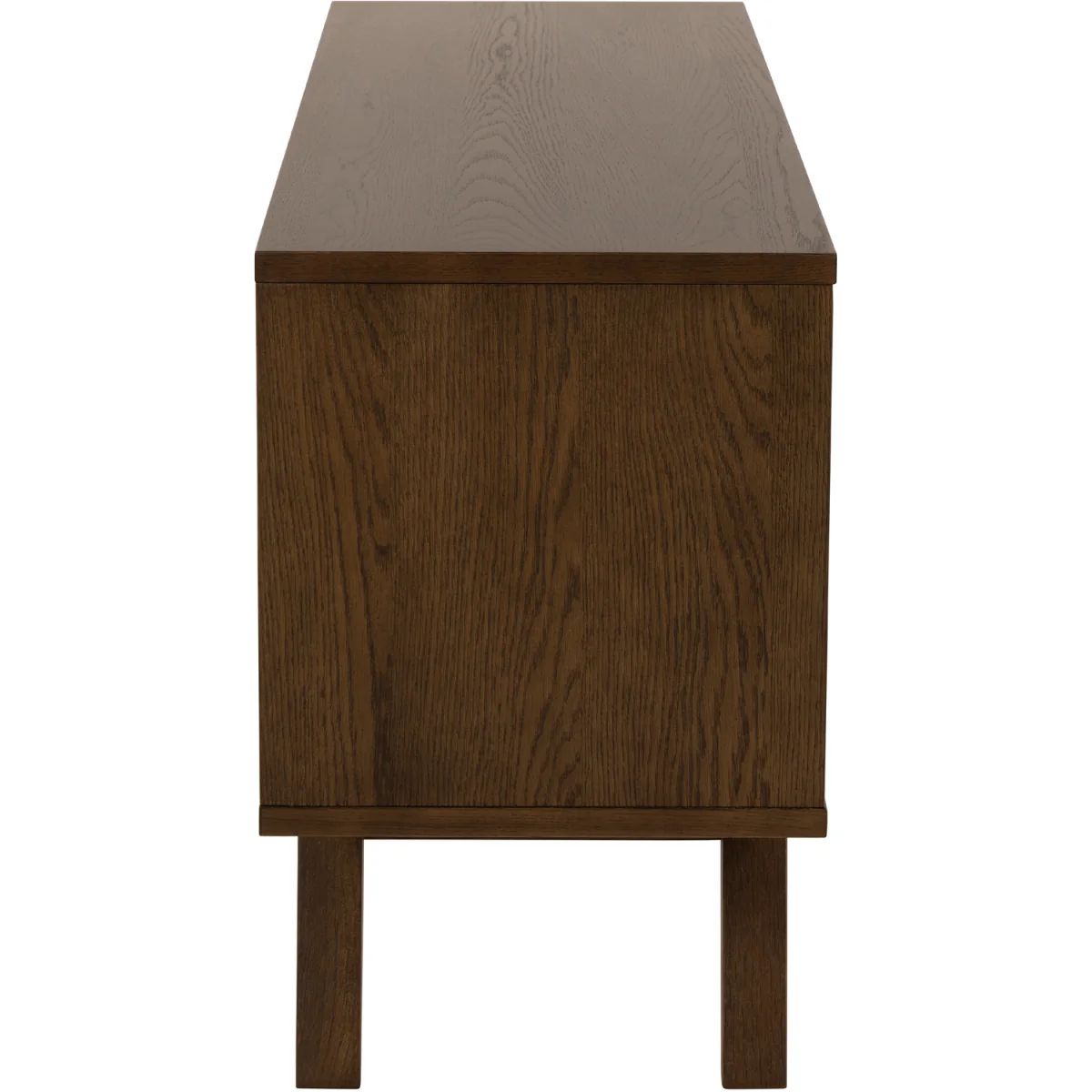A-Line Sideboard with 4 Drawers and Sliding Door - Smoked Oak – image 4