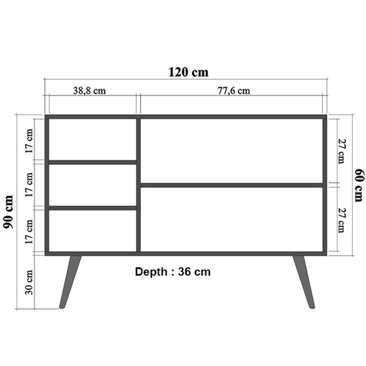 Mega Natural Oak Sideboard - Oak – image 8