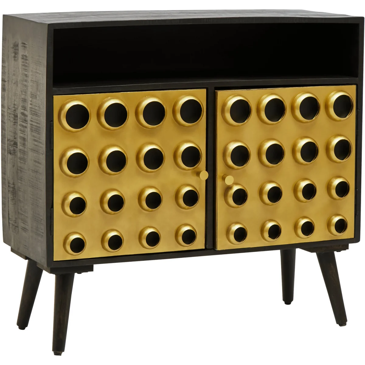 Arti Mango Wood Two Door Sideboard - Gold – image 4