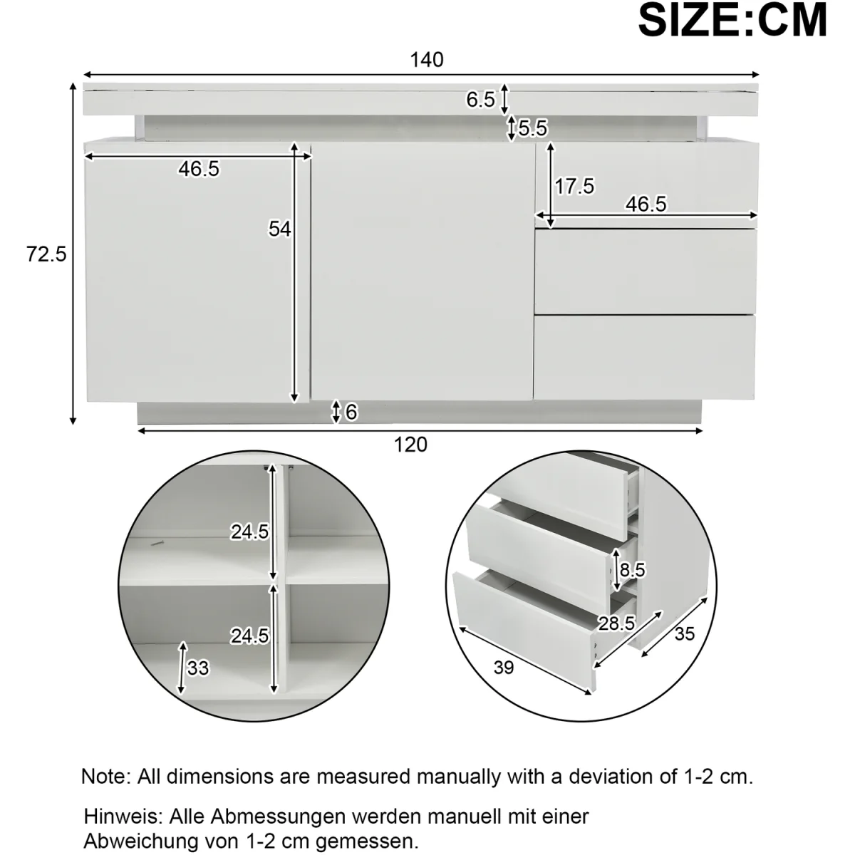 Modern LED Sideboard – image 6