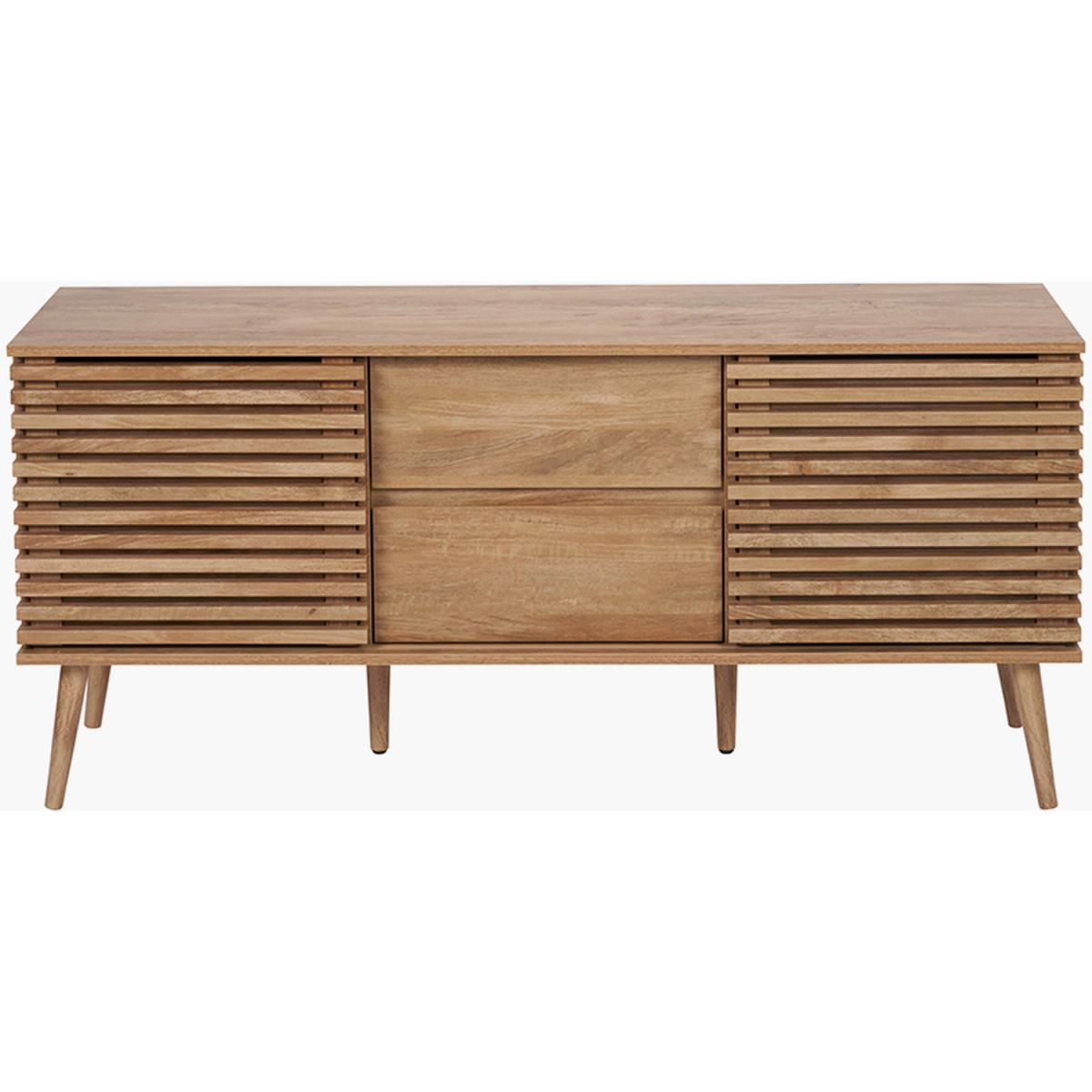 2 Door 2 Drawer Sideboard TV Unit - Natural – image 2
