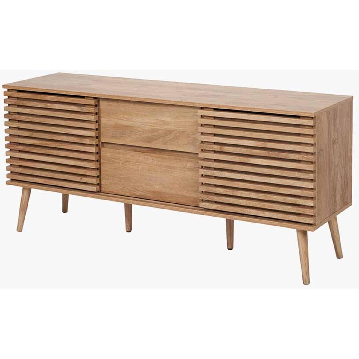 2 Door 2 Drawer Sideboard TV Unit - Natural – image 3