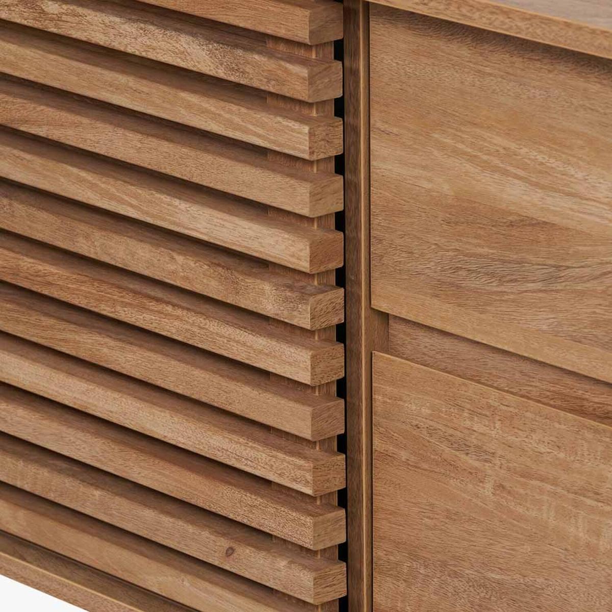 2 Door 2 Drawer Sideboard TV Unit - Natural – image 7