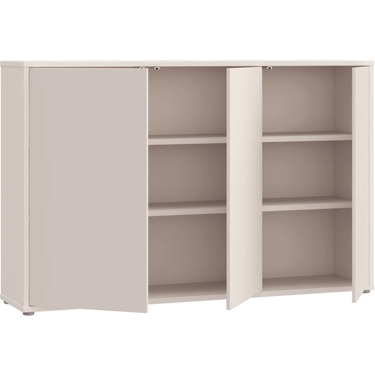 Alice Springs 3 Door Sideboard with Push-Open Doors in Sand - Terracotta – image 7