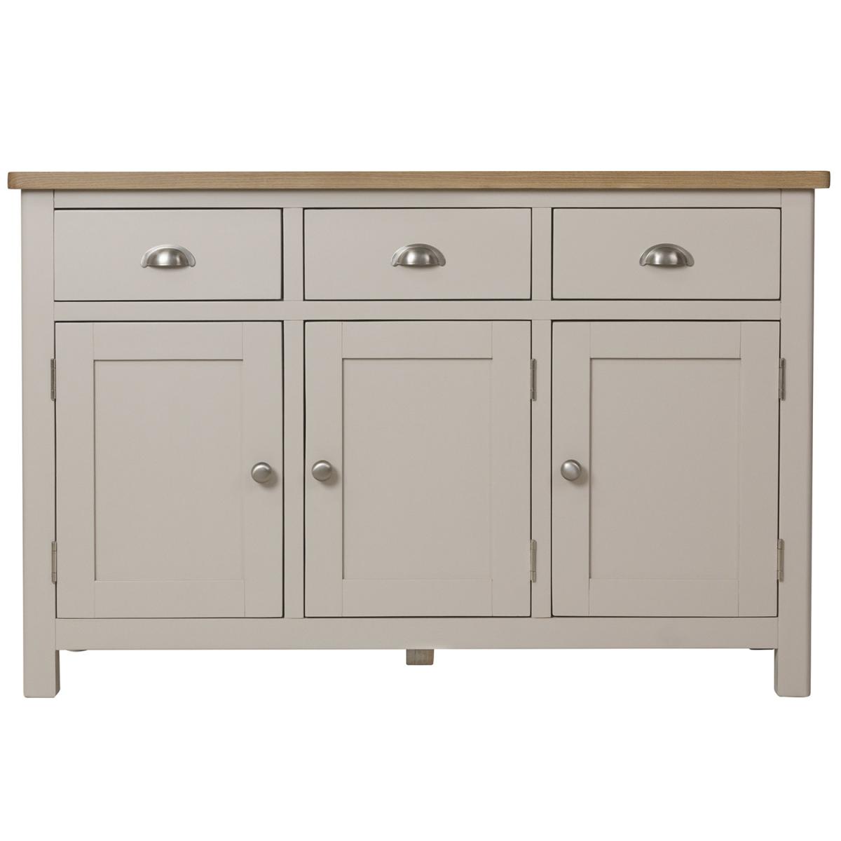 Cambridge 3 Door Sideboard - Dove Grey – image 3