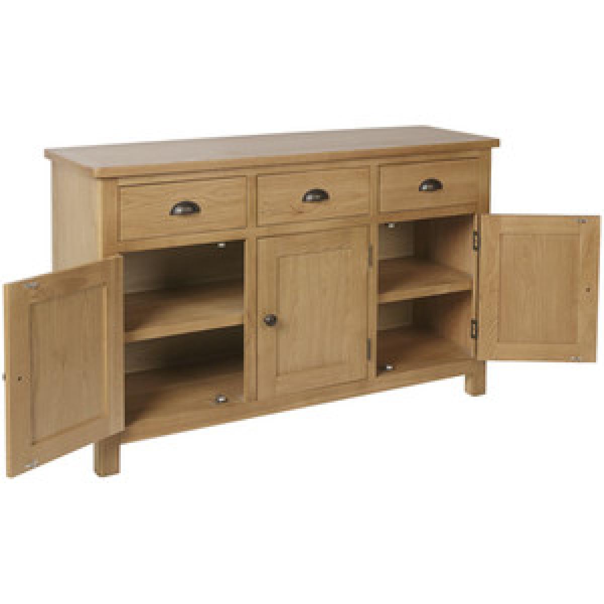 Cambridge 3 Door Sideboard - Dove Grey – image 8