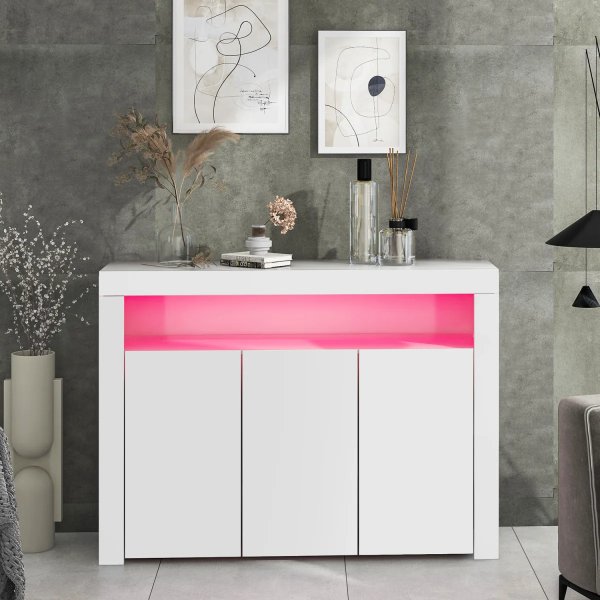 High Gloss Sideboard Buffet Unit – image 2