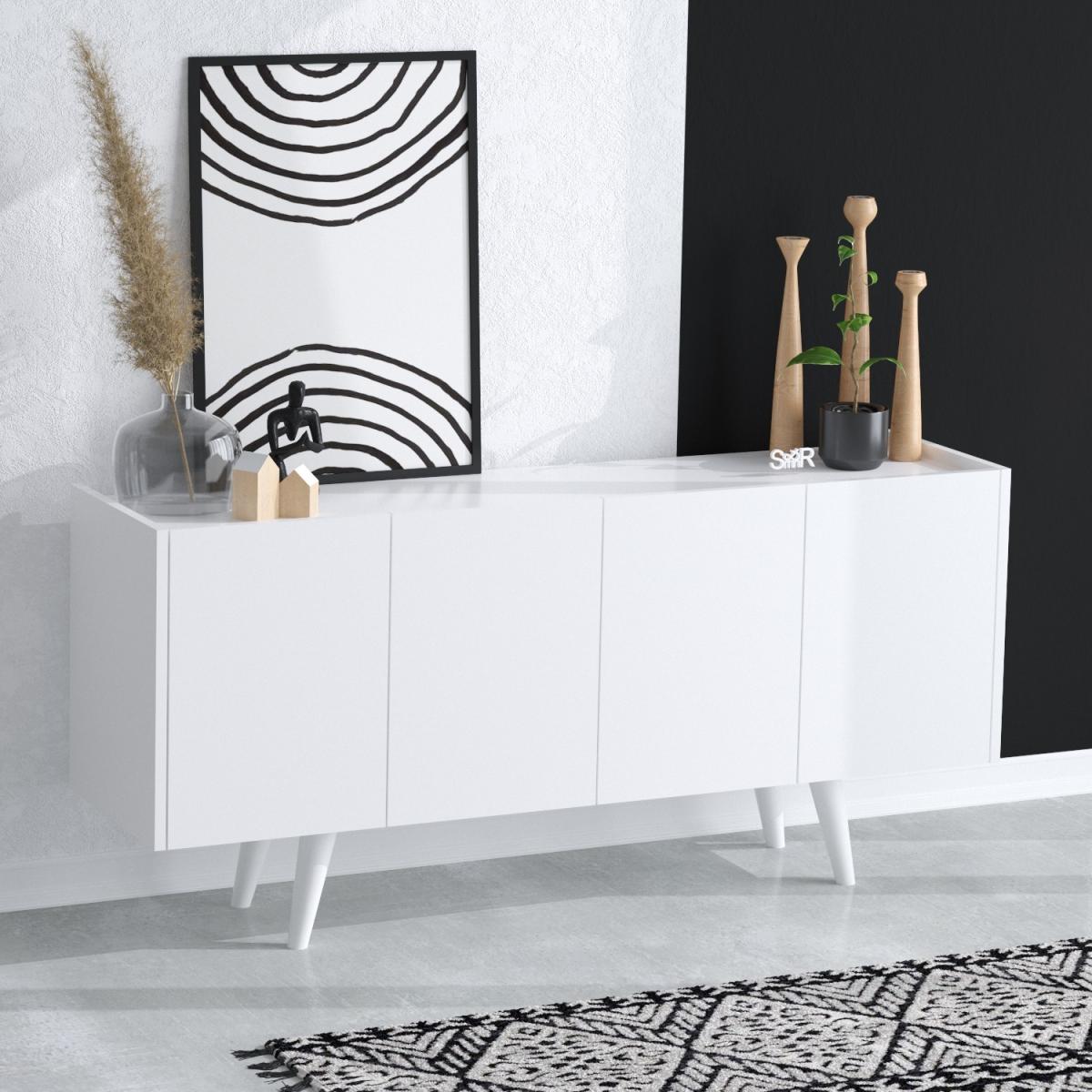 Seramood Acer White Sideboard - White – image 3